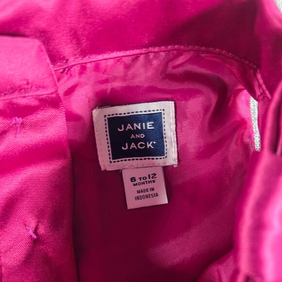 Janie And Jack Infant Girls 6-12M Jewel Tone High Neck Party Holiday Dress EUC - Picture 8 of 10